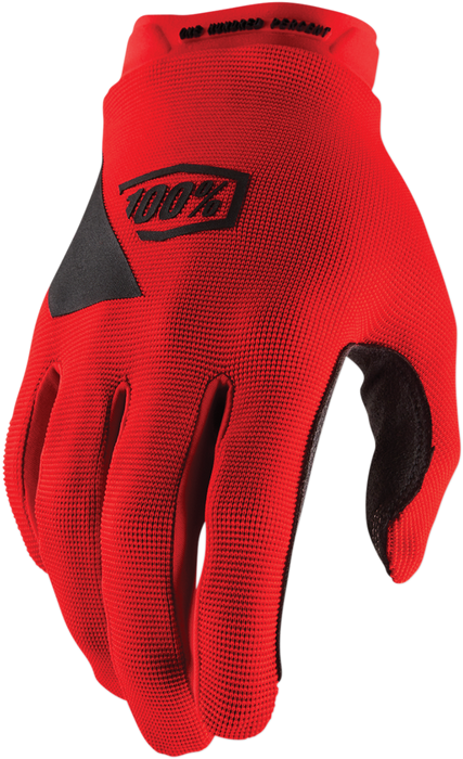 100% Ridecamp Gloves - Red - Small 10011-00020