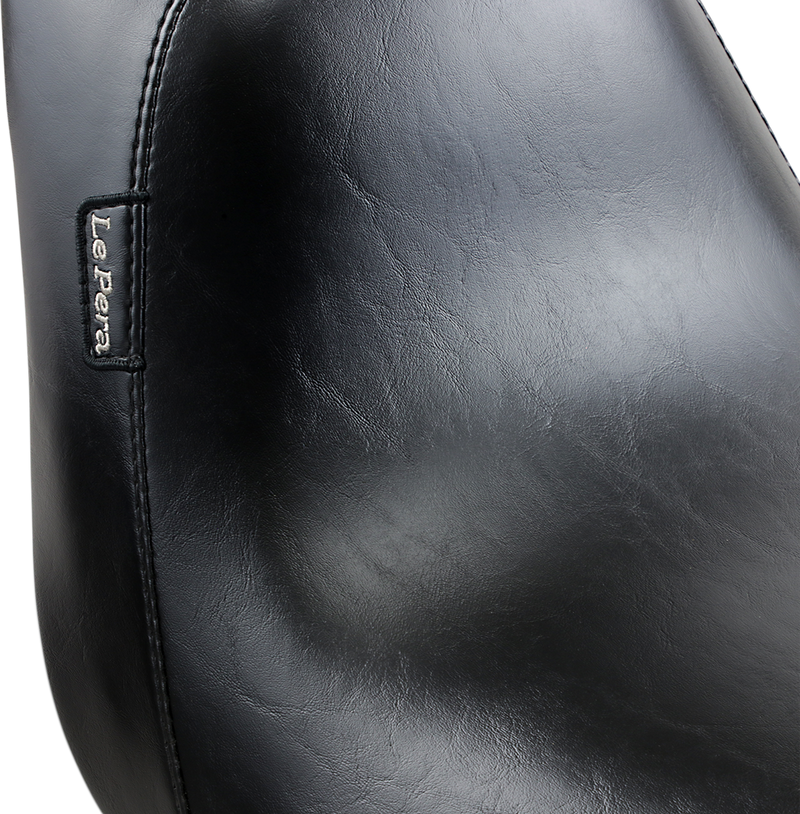 LE PERA Bare Bones Solo Seat - Smooth - Black - FXST LK-007