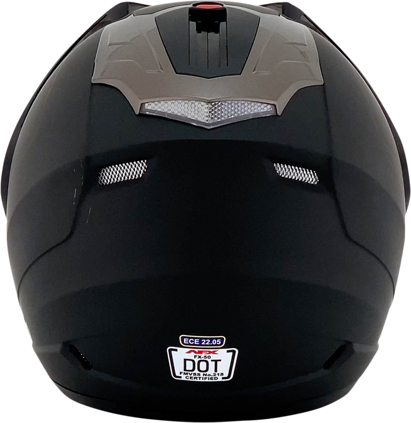 AFX FX-50 Motorcycle Helmet - Matte Black - Medium 0104-1371