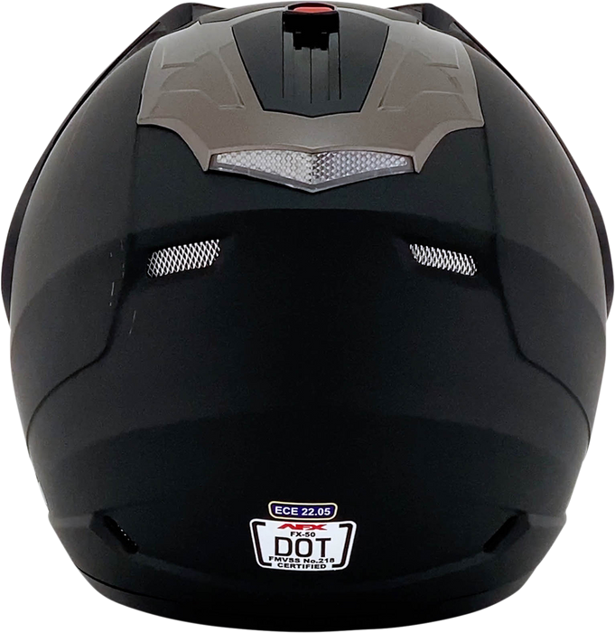 AFX FX-50 Motorcycle Helmet - Matte Black - Medium 0104-1371