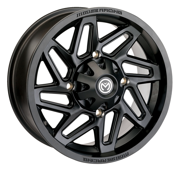 MOOSE UTILITY Wheel - 361X - Rear - Black - 12x8 - 4/136 - 4+3 361MO128136MB4