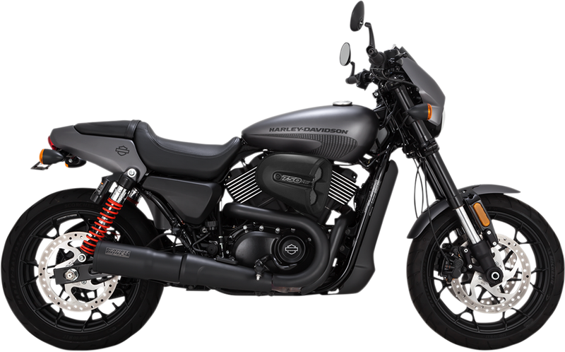 Vance and Hines Exhaust for Harley Davidson Street 2015-2020, Black High Output Muffler 47943