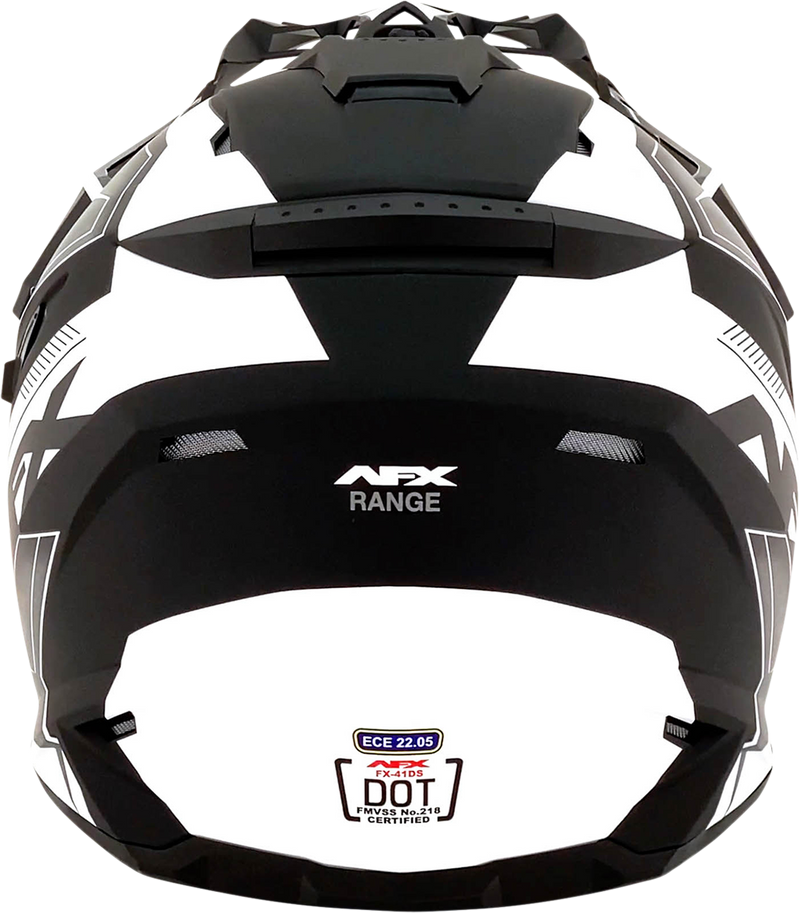 AFX FX-41 Motorcycle Helmet - Range - Matte Black - Medium 0140-0062