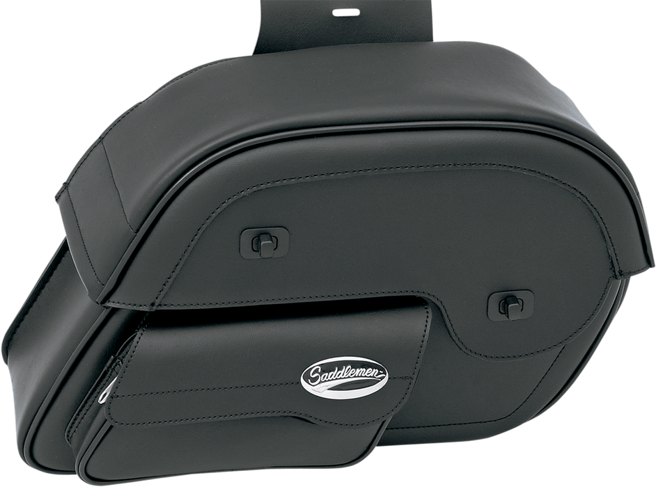 SADDLEMEN Cruis'n Slant Face Pouch Saddlebags - Large 3501-0384