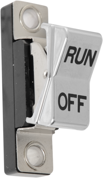 DRAG SPECIALTIES Rocker Switch - Run/Off - Chrome 17923-HC3