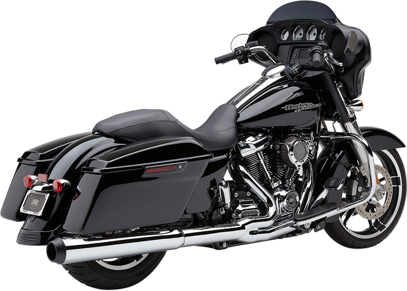 COBRA Powr-Flo 2:1 Exhaust - Chrome - '17-'20 FL NOT FOR TRIKE MODELS 6451