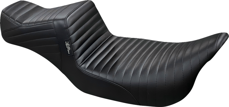LE PERA Tailwhip Daddy Long Legs Seat - Pleated - Black LK-587DLPT