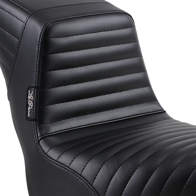 LE PERA Kickflip Seat - Pleated - Black - Softail '18-'21 LYB-590PT