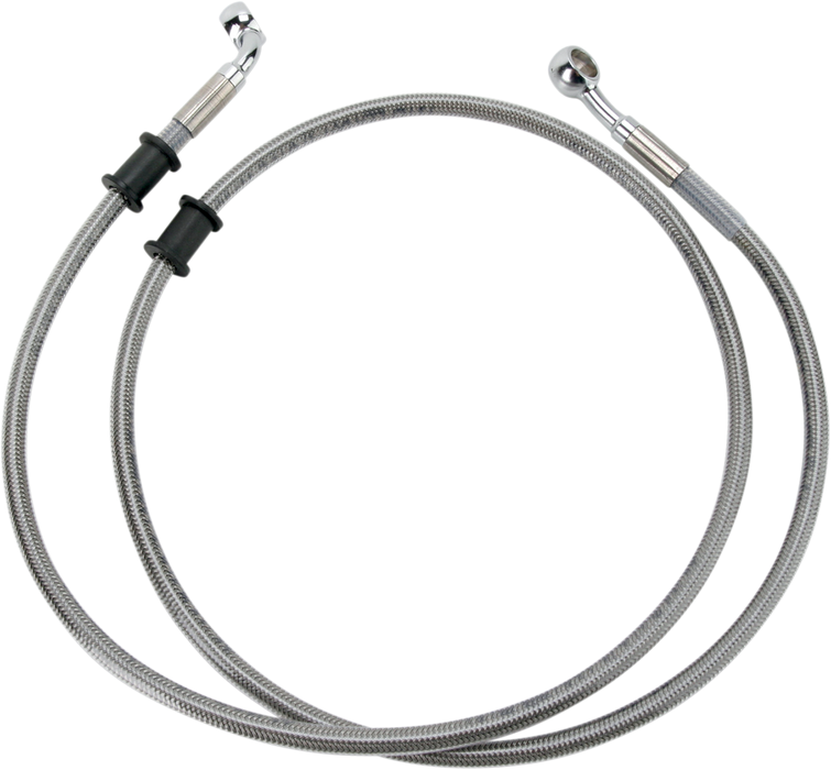 DRAG SPECIALTIES Brake Line - +10" - Stainless Steel - FXDB 660324-10