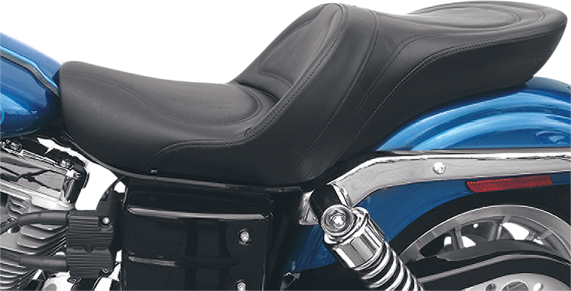SADDLEMEN Seat - Explorer - Without Backrest - Stitched - Black - FXD '04-'05 804-04-0291