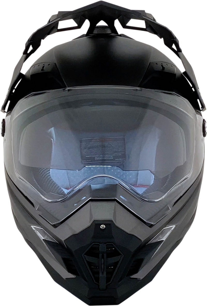 AFX FX-41DS Motorcycle Helmet - Frost Gray - XS 0110-3760