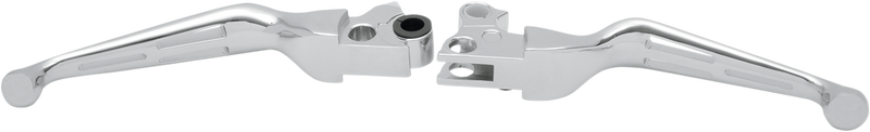 DRAG SPECIALTIES Levers - Slotted - Chrome H07-0769