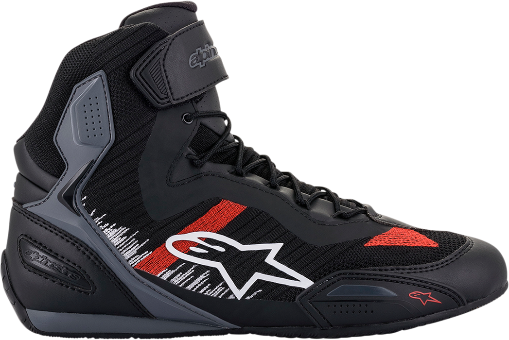 ALPINESTARS Faster-3 Rideknit® Shoes - Black/Gray/Red - US 11.5 25103191165115