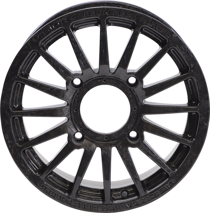 MOOSE UTILITY Wheel - 325X Carbon Fiber - Front/Rear - Black - 15x6 - 4/156 - 5+1 325-1561565-150