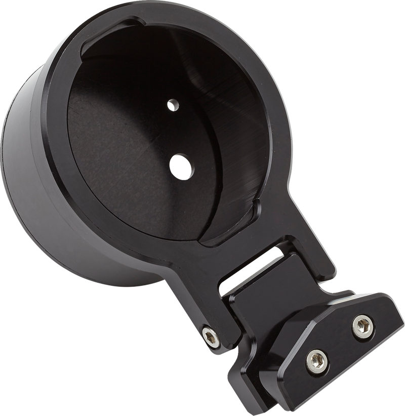 LA CHOPPERS Gauge Mount - Single - Black - Dyna/Sportster LA-7397-01B
