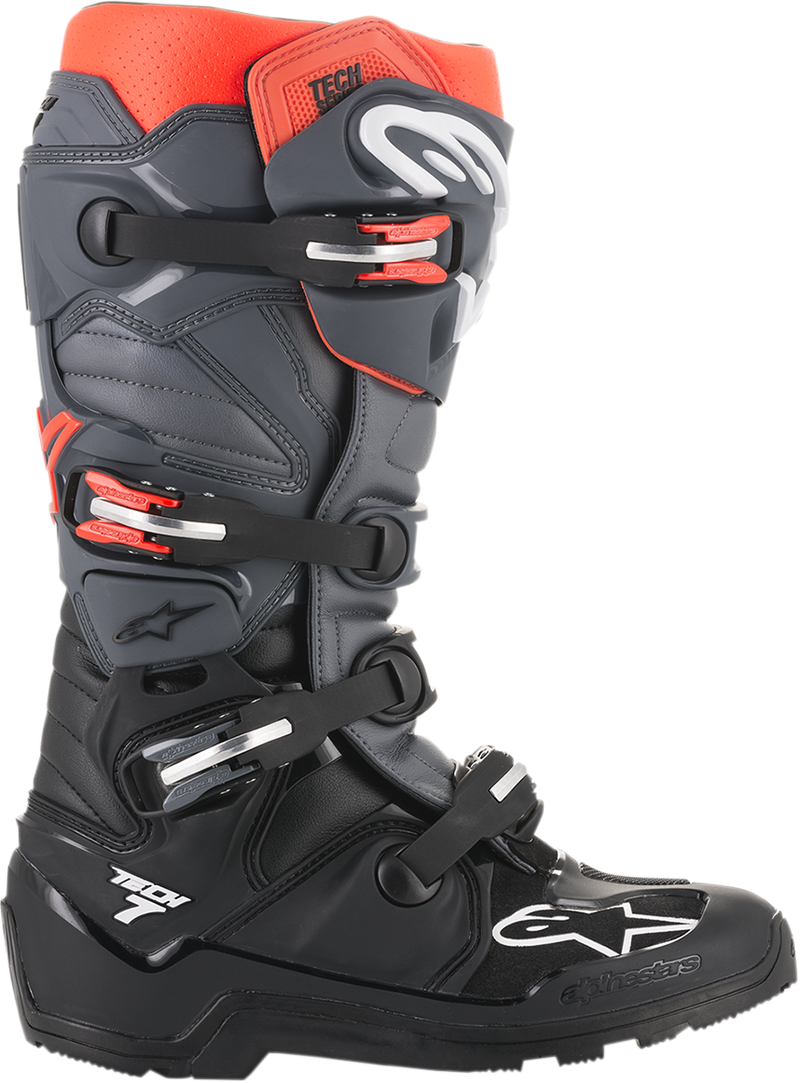 ALPINESTARS Tech 7 Enduro Boots - Black/Gray - US 7 201211411337