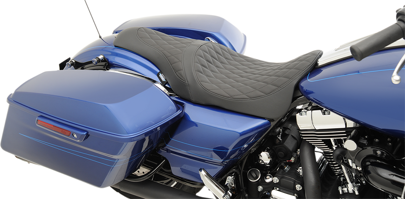 DRAG SPECIALTIES Caballero Diamond Seat - FL '08-'22 0801-1003