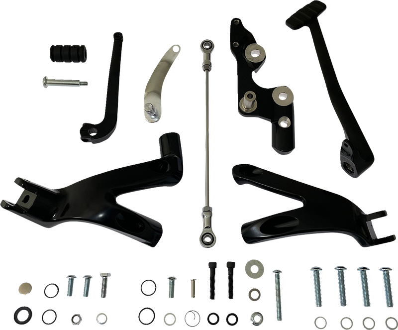 DRAG SPECIALTIES Rider Floorboard Mount - Black P17-0436GB
