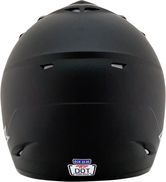 AFX FX-17 Motorcycle Helmet - Matte Black - 2XL 0110-1755