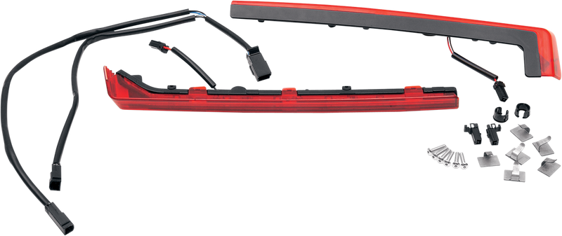 DRAG SPECIALTIES Side Light Kit - Red Lens 12-0095RK