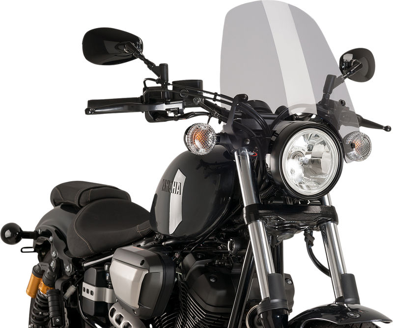 PUIG HI-TECH PARTS Touring Naked New Generation - Smoke Windscreen - Yamaha 9438H