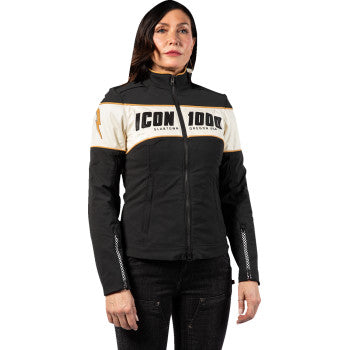 ICON Women's Hella 4™ Jacket - Black - 2XL 2822-1681