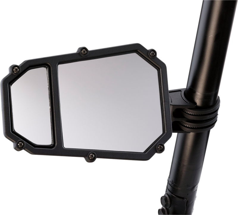 MOOSE UTILITY Mirror - Elite Series Pro - Side View w/Blindspot - Hexagon - Black UTVMIR-ES2