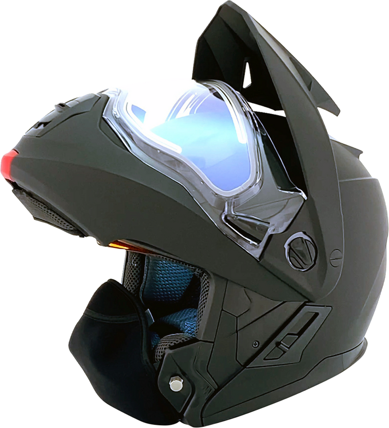 AFX FX-111DS Snow Motorcycle Helmet - Electric - Matte Black - XS 0120-0798