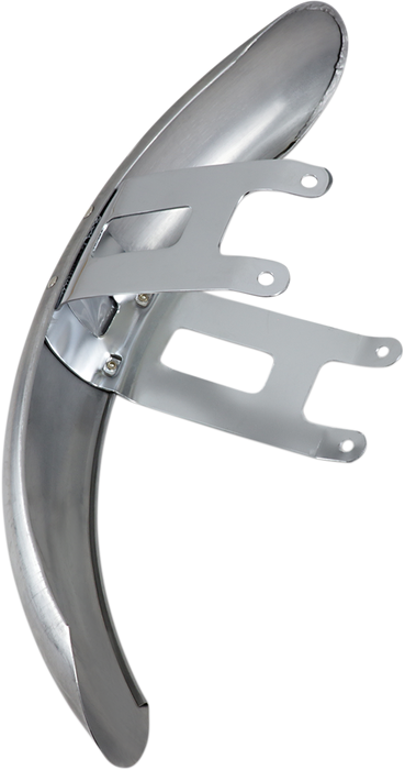 DRAG SPECIALTIES Wide Glide-Style Front Fender with Chrome Mounting Brackets - For 19" or 21" Wheel 090057-PB-LB2
