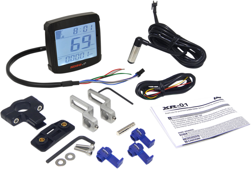 KOSO NORTH AMERICA XR-01S Speedometer - 2.94" L x 3.05" W x 0.94" D BB026000
