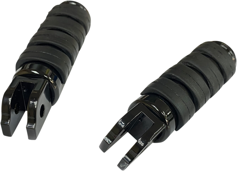 DRAG SPECIALTIES FML Soft-Ride Footpegs - Black - Softail P17-0343ISGB