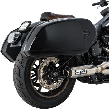 VANCE & HINES Harley Davidson Softail 2018-2024, 2-into-1 Supersport Exhaust System Brushed 27337