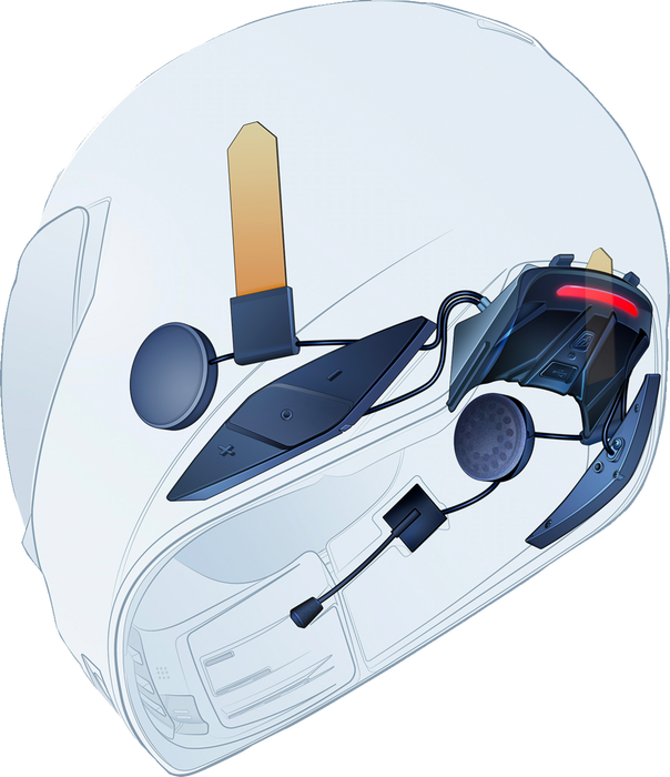 ICON In-Helmet Communicator - Black 4402-0910