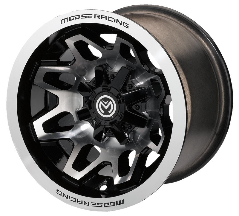 MOOSE UTILITY Wheel - 416X - Front/Rear - Machined Black - 15x7 - 4/110 - 5+2 416MO157110GBMF