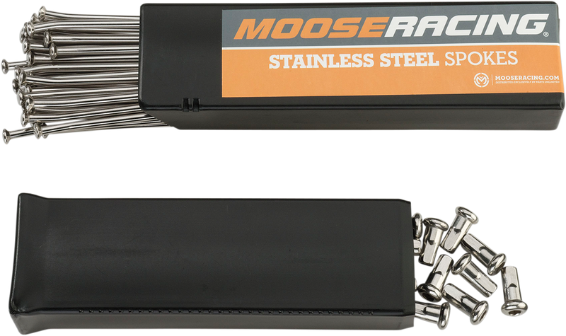 MOOSE RACING Spoke Set - Stainless Steel - Rear - 18" 1-22-118-S