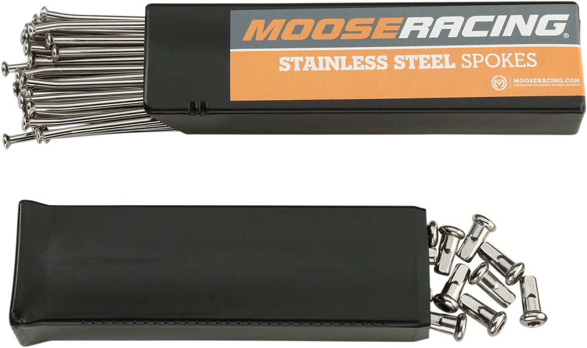 MOOSE RACING Spoke Set - Stainless Steel - Front - 21" 1-22-111-S