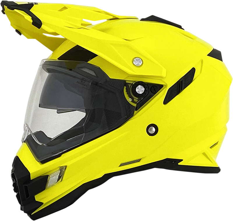 AFX FX-41DS Motorcycle Helmet - Hi-Vis Yellow - XS 0110-3772