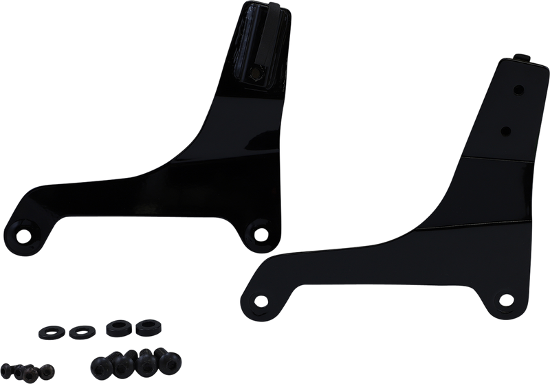 DRAG SPECIALTIES Side Plates - Black 50264860