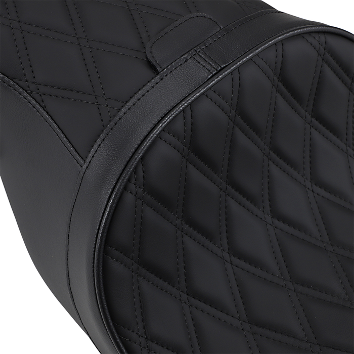 DRAG SPECIALTIES Low Forward Touring Seat - Diamond - FL '08-'22 0801-1011