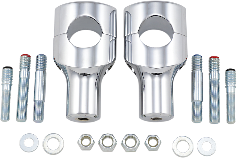 DRAG SPECIALTIES Risers - Big Buffalo - 3" - Chrome 0602-0467