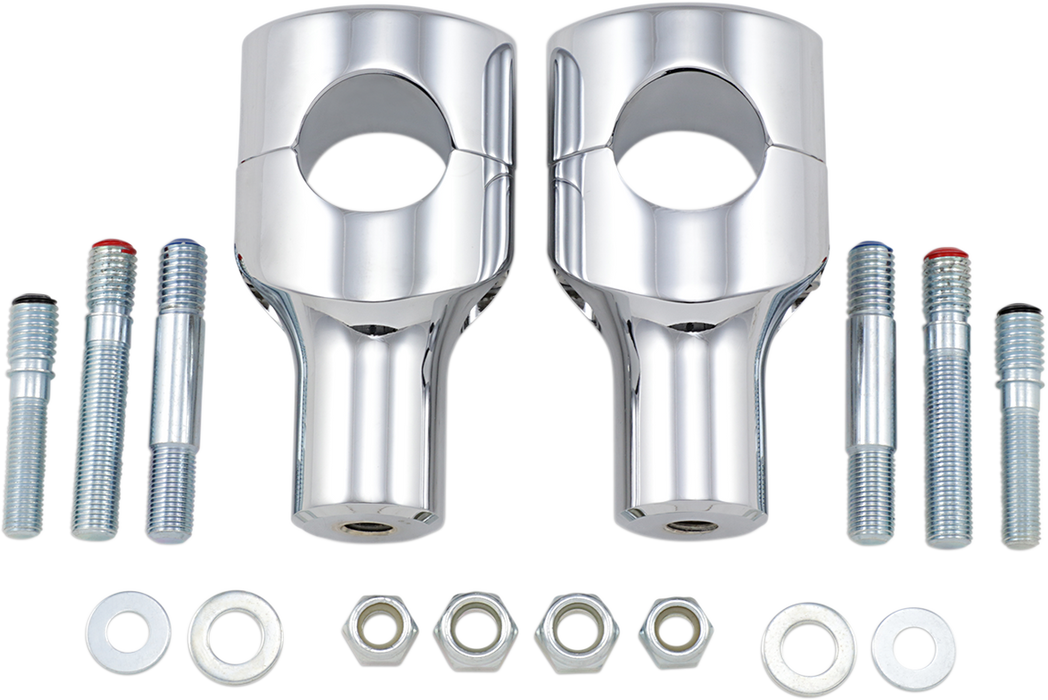 DRAG SPECIALTIES Risers - Big Buffalo - 3" - Chrome 0602-0467