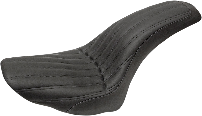 SADDLEMEN Knuckle 2-Up Seat - Ribbed - Black 806-23-047K
