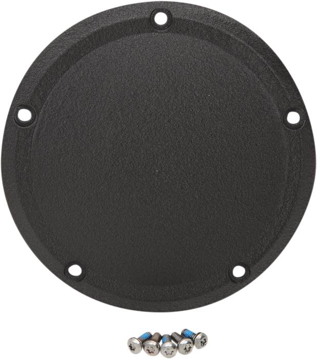 DRAG SPECIALTIES Derby Cover - Wrinkle Black D33-0110WB