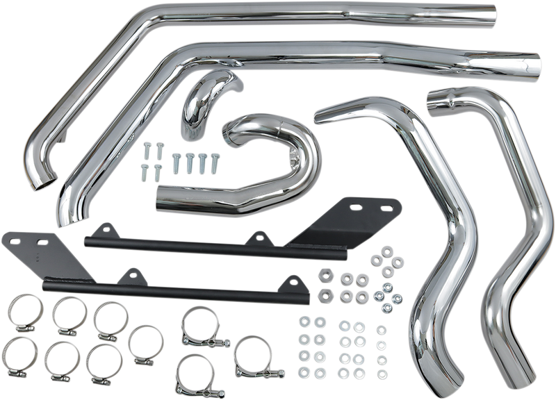 BASSANI XHAUST Tru Dual Exhaust - 07-17 Softail SFT-212