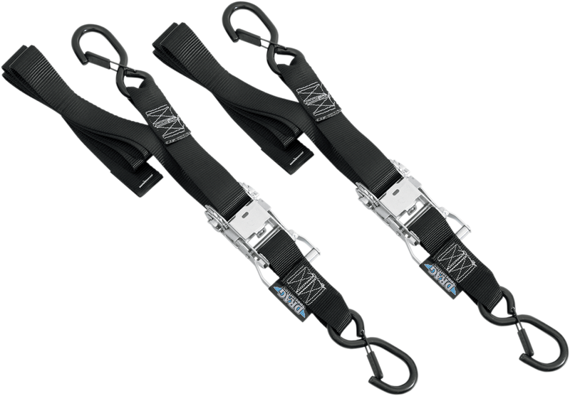 DRAG SPECIALTIES Ratchet Tie-Downs - 1-1/2" x 6' - Black 3920-0181