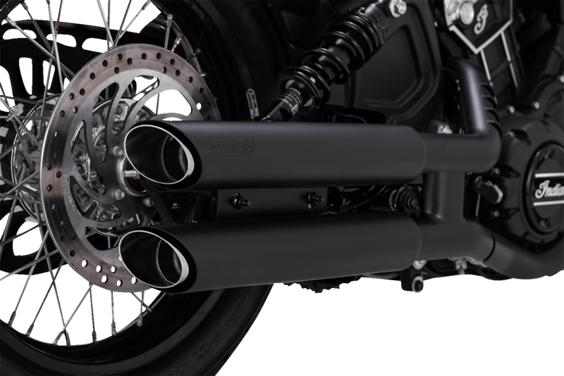 VANCE & HINES 3" Twin Slash Slip-On Mufflers - Black 48323