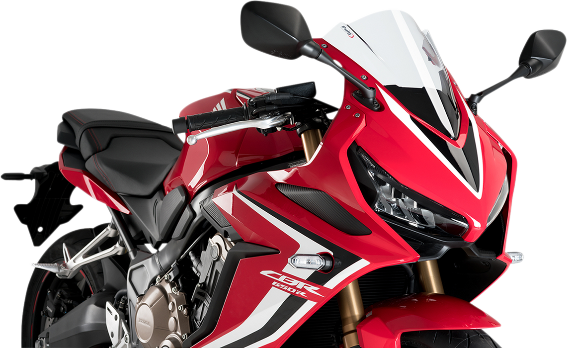 PUIG HI-TECH PARTS Race Windscreen - Clear - CBR650R 3568W