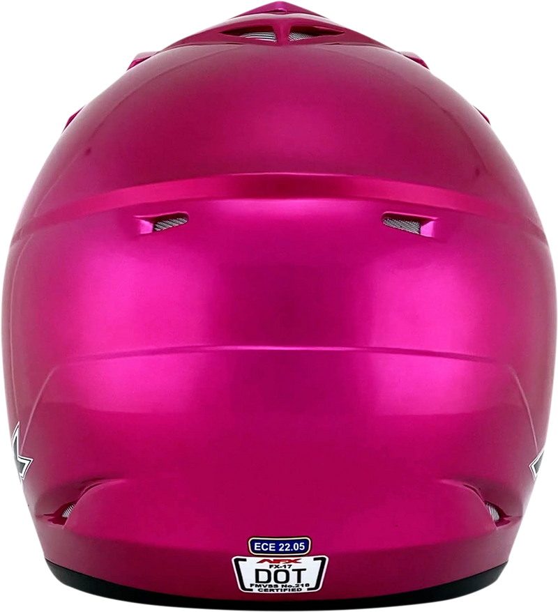 AFX FX-17Y Motorcycle Helmet - Fuchsia - Large 0111-0948