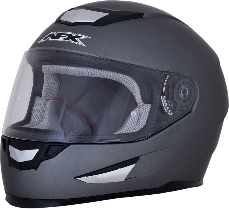 AFX FX-99 Motorcycle Helmet - Frost Gray - Large 0101-11063