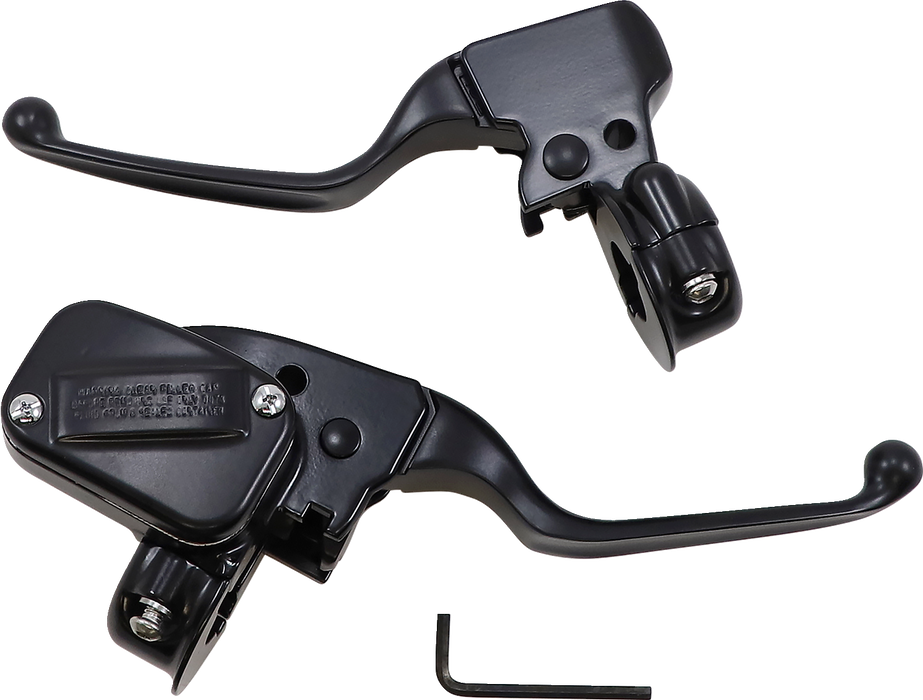 DRAG SPECIALTIES Handlebar Controls - Matte Black F/SINGLE DISC MODELS ONLY H07-0805MB-A